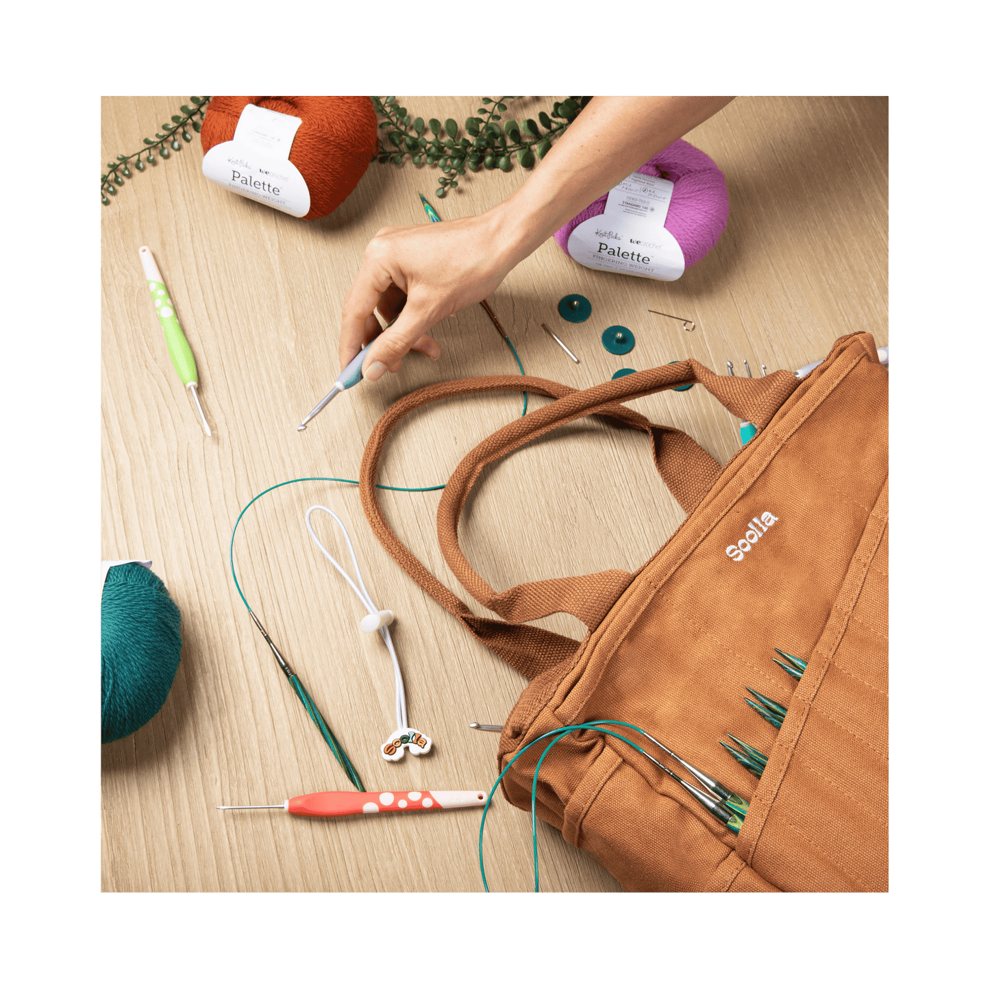 Soolla Cinnamon Soolla Studio Bag, Cinnamon, Pottery Tool Bag