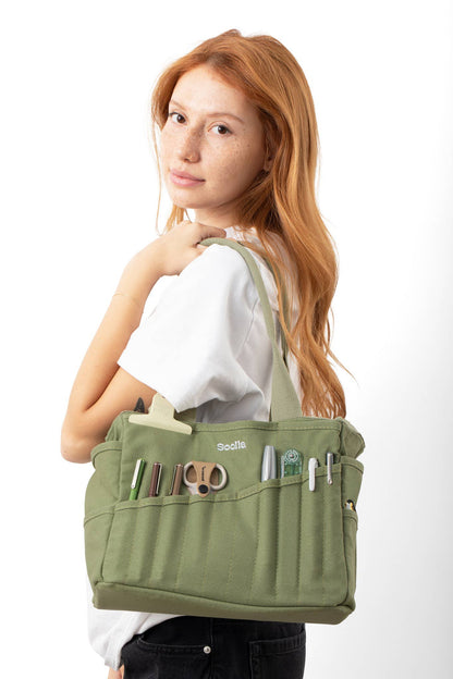 Soolla Cinnamon Soolla Studio Bag, Cinnamon, Pottery Tool Bag