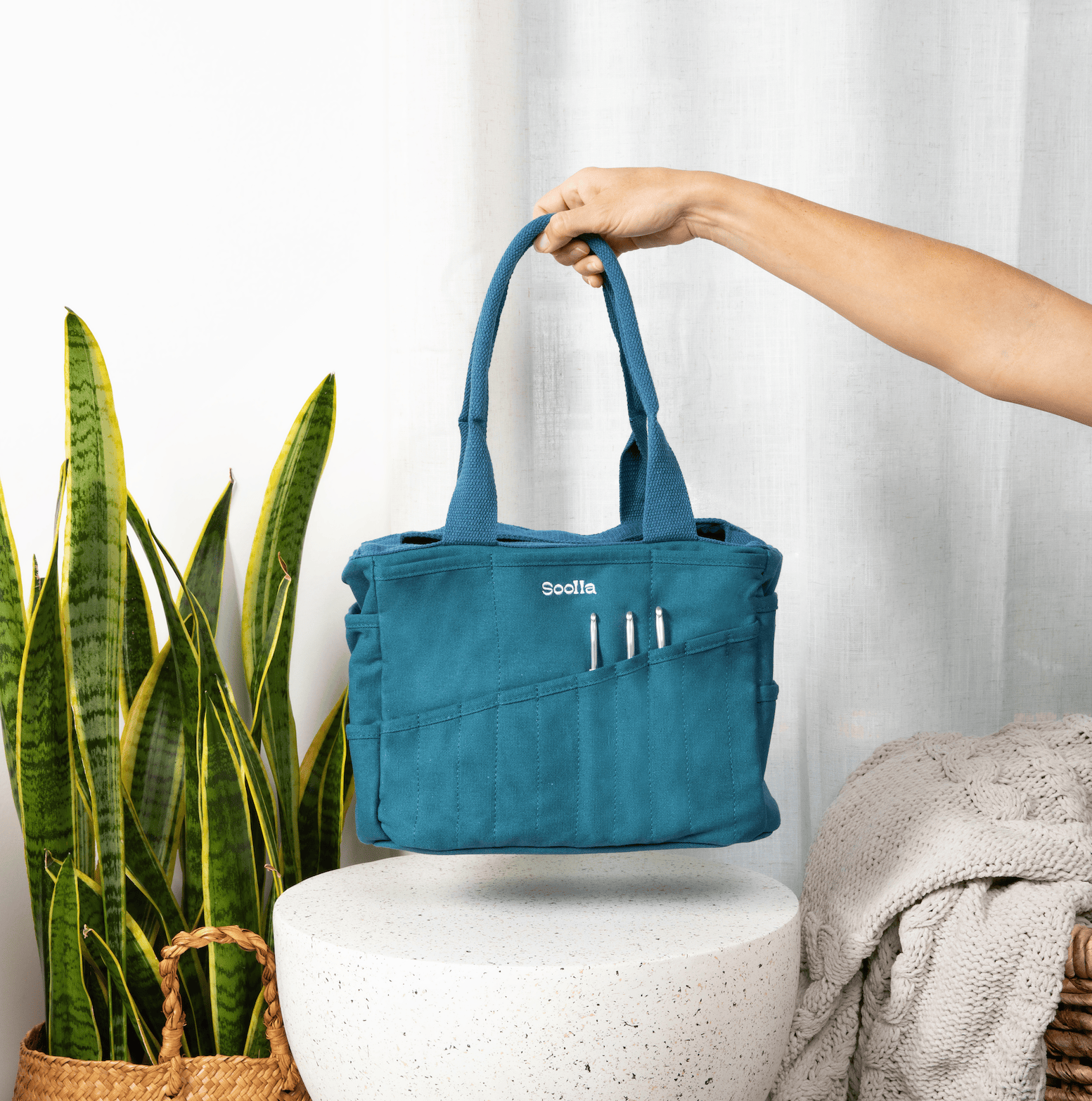 Soolla Soolla Studio Artist Bag, Banana Peel, Stationery Tote