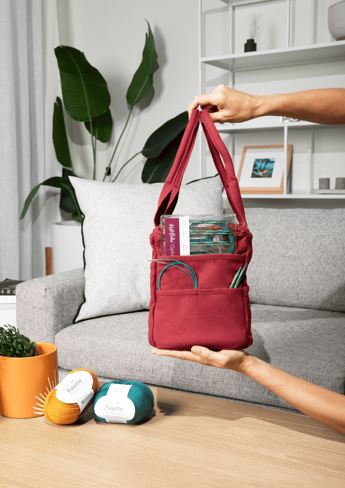 Soolla Soolla Studio Artist Bag, Coffee Bean, Craft Tote Bag