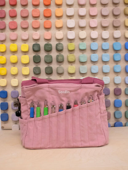 Soolla Soolla Studio Artist Bag, Desert Rose, Knitting Project Bag