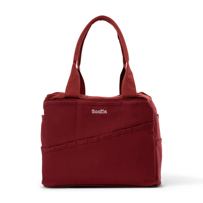 Soolla Soolla Studio Artist Bag, Sangria, Knitting Crochet Yarn Bag
