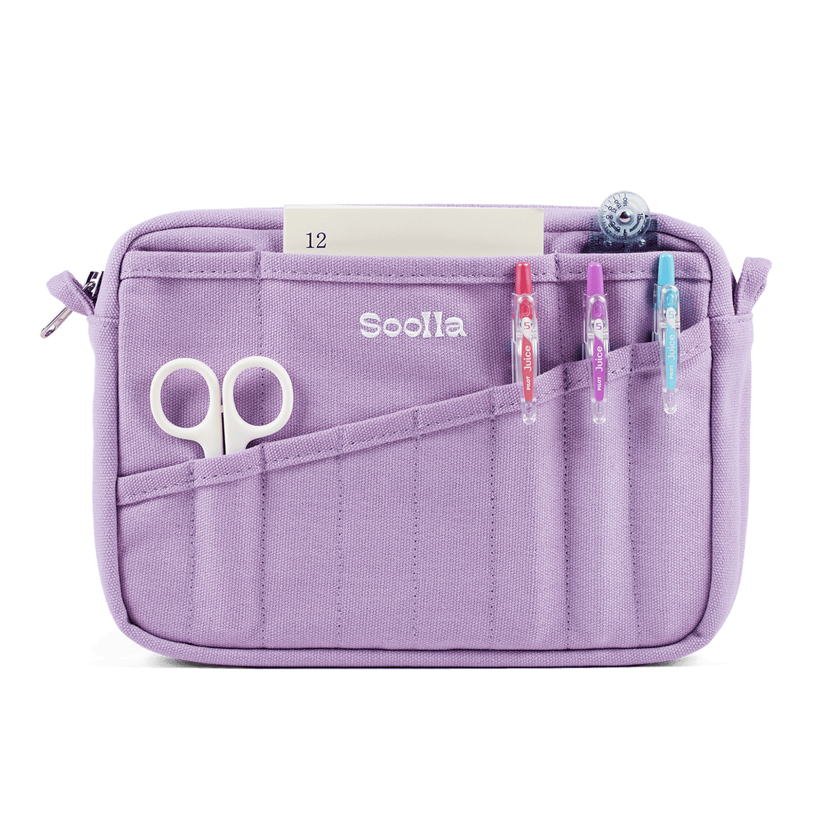 Soolla Soolla® Studio Pouch, Lilac Love (Stationery Pouch)