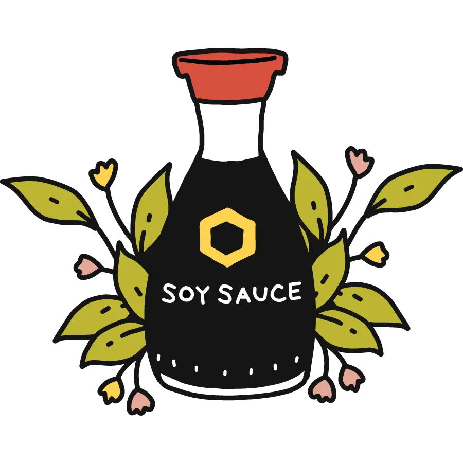 Soy Sauce Sticker - decorative stickers