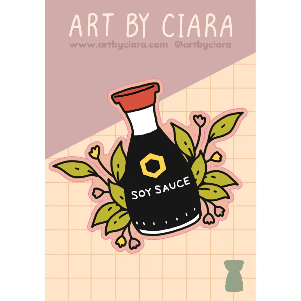 Soy Sauce Sticker - decorative stickers