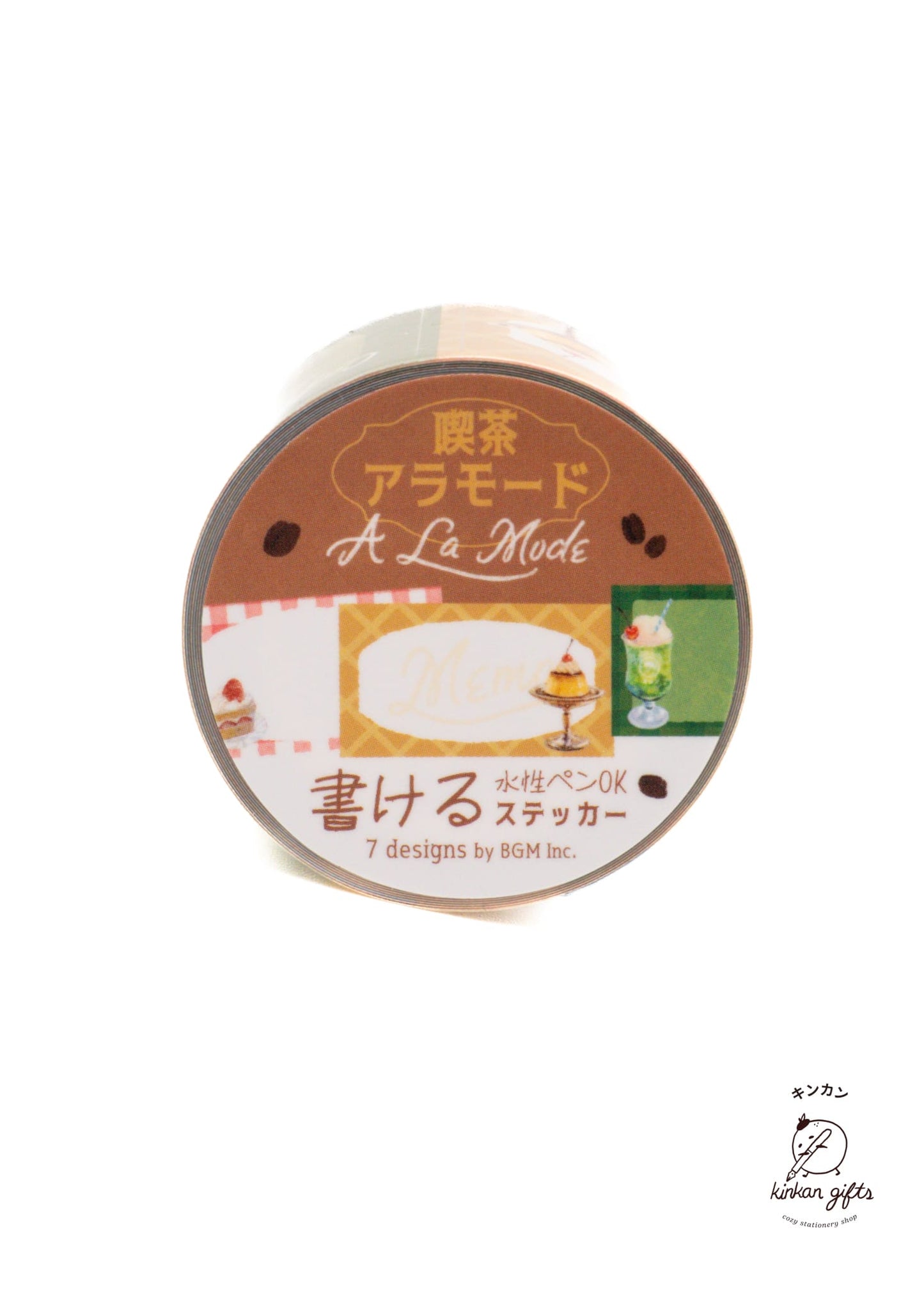 Spoon Inc. book accessories Cafe Writable Sticker Roll