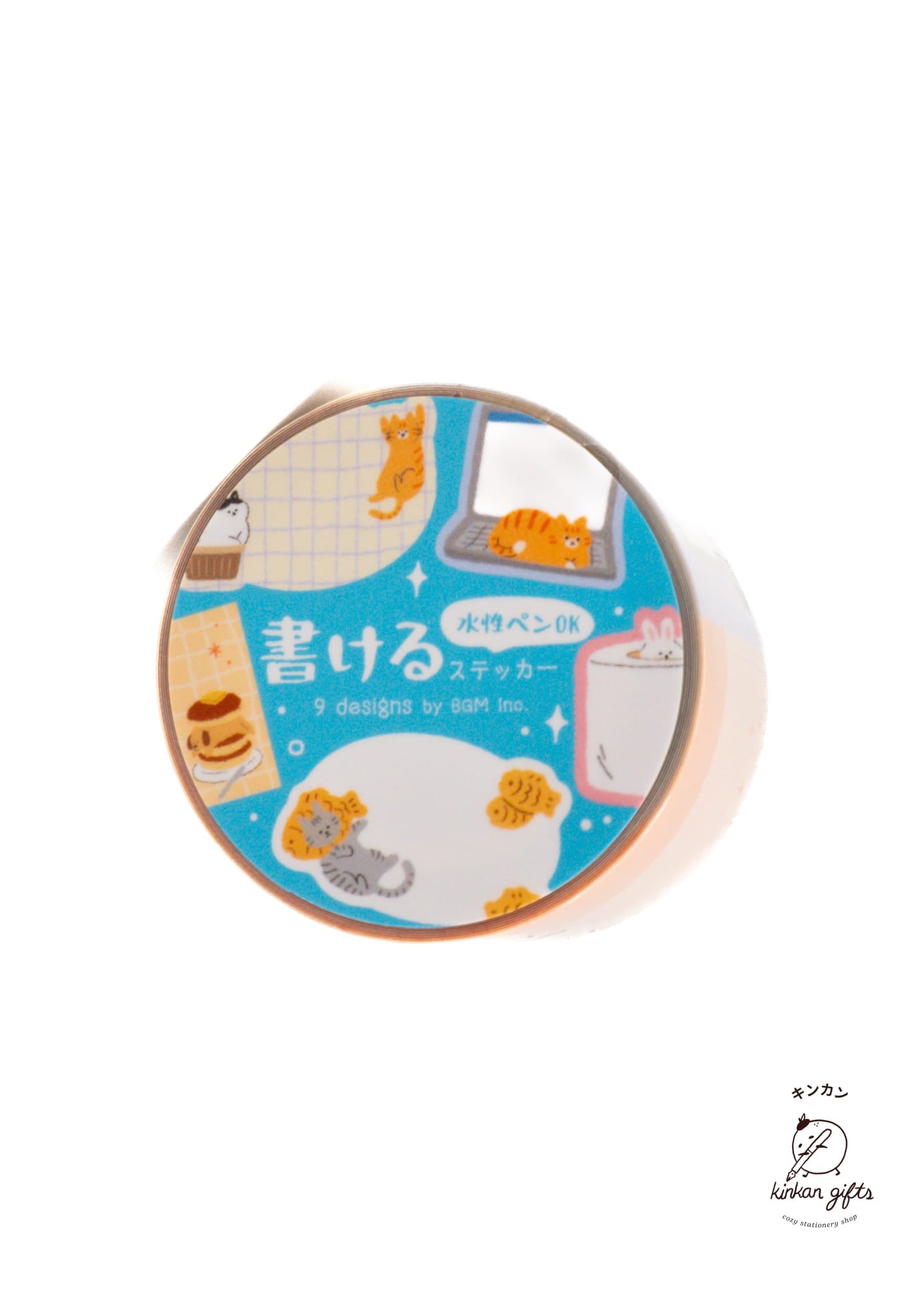 Spoon Inc. book accessories Nukumori Writable Sticker Roll
