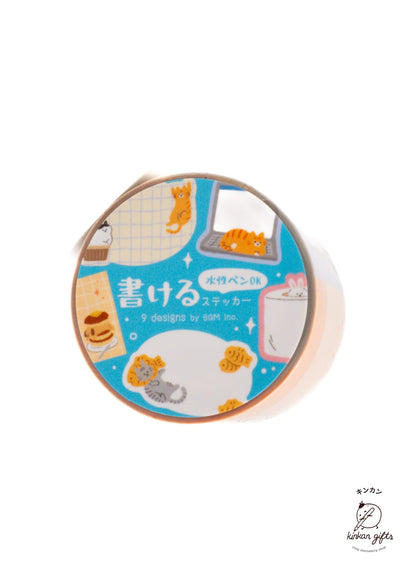 Spoon Inc. book accessories Nukumori Writable Sticker Roll