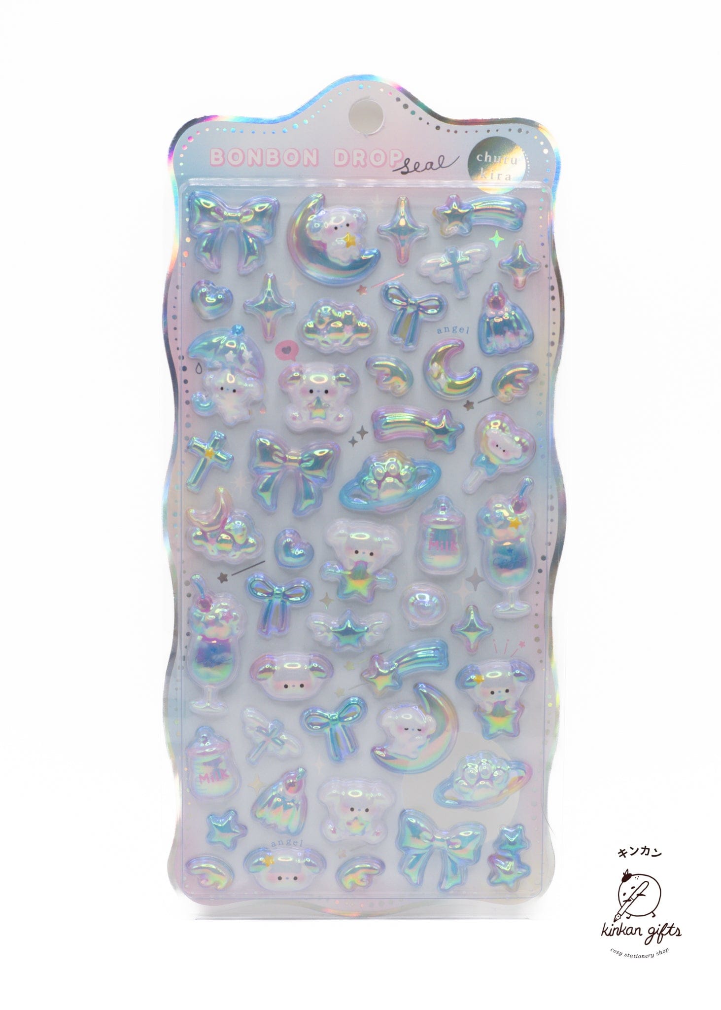 Spoon Inc. Decorative Stickers baby puppies BonBon Drop Stickers - Aurora