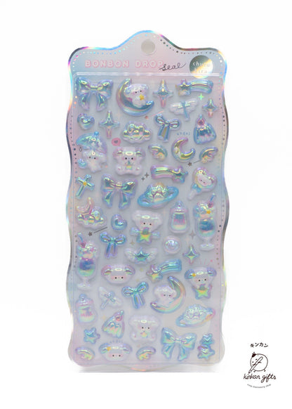 Spoon Inc. Decorative Stickers baby puppies BonBon Drop Stickers - Aurora