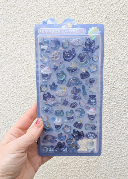Spoon Inc. Decorative Stickers Blue BonBon Drop Stickers