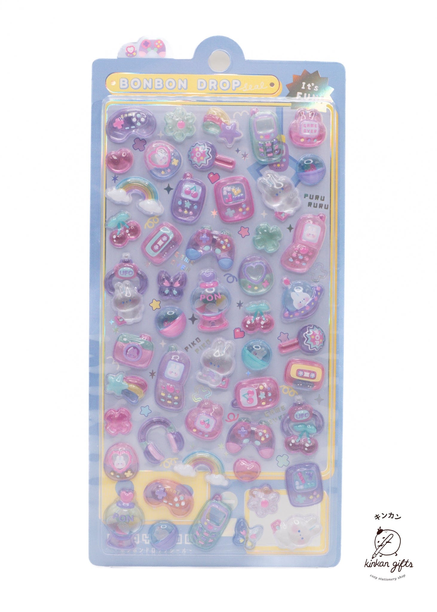 Spoon Inc. Decorative Stickers bunnies on da phone BonBon Drop Stickers