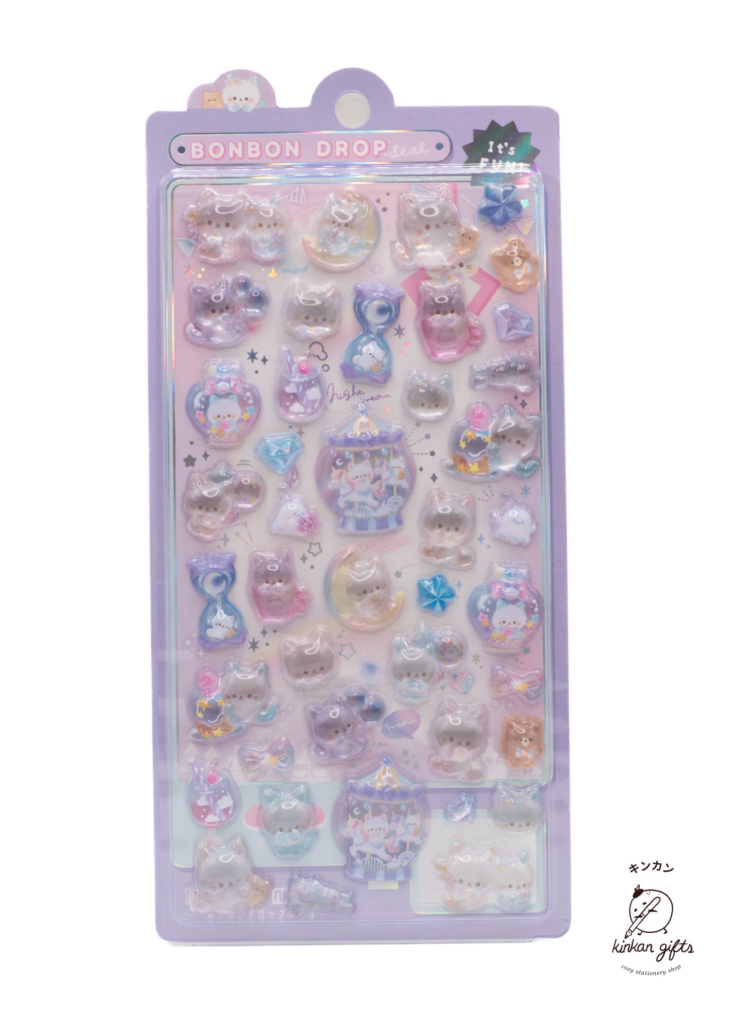 Spoon Inc. Decorative Stickers carnival cats BonBon Drop Stickers