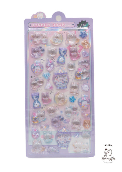 Spoon Inc. Decorative Stickers carnival cats BonBon Drop Stickers