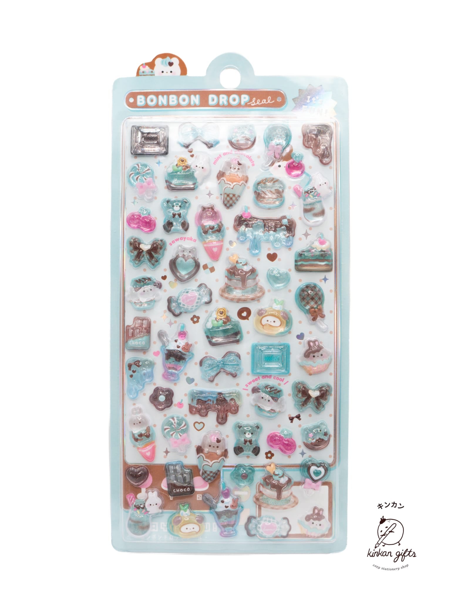 Spoon Inc. Decorative Stickers choco mint Bon Bon Drop Stickers - It's FUN! Vol. 1