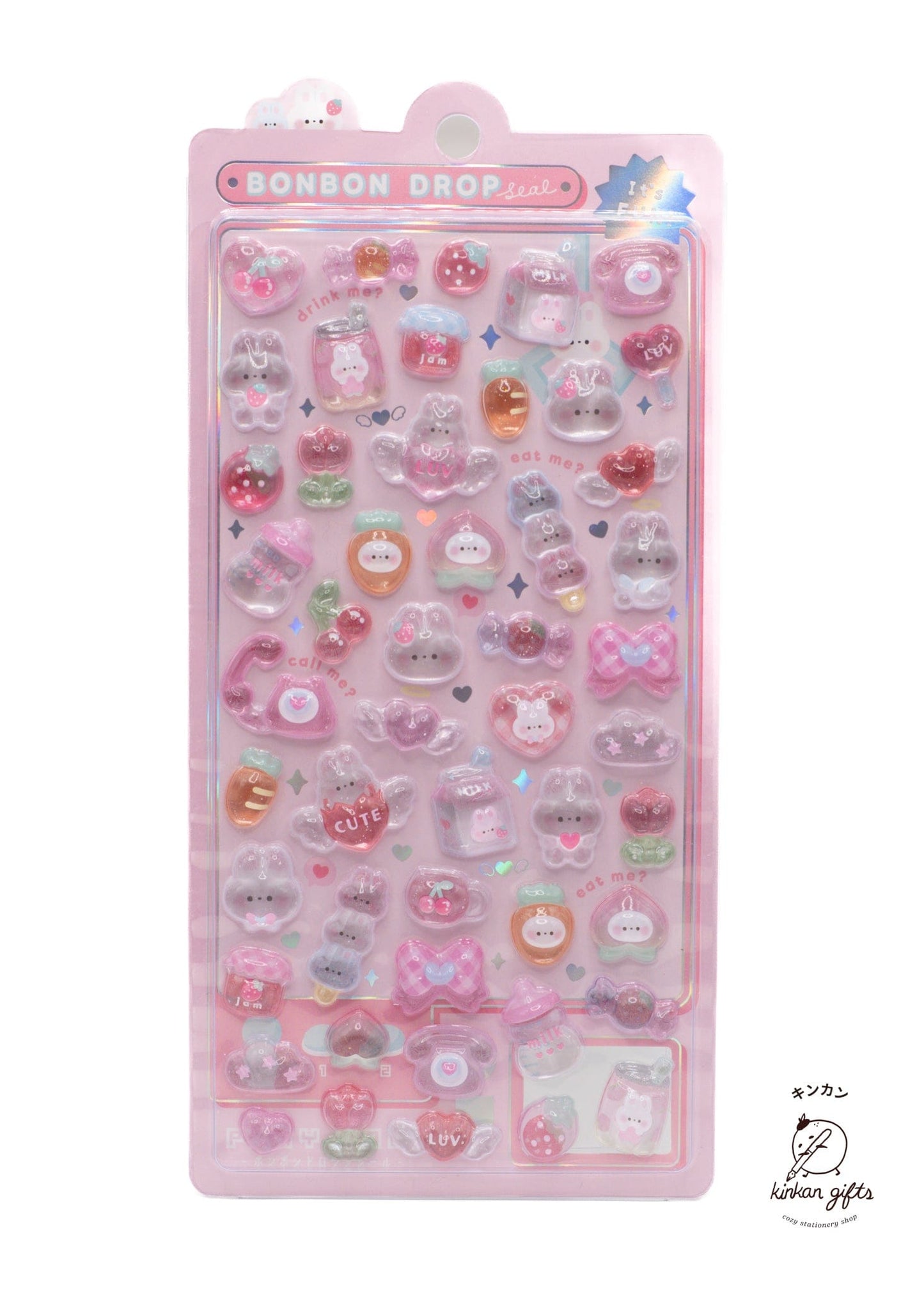Spoon Inc. Decorative Stickers cute BonBon Drop Stickers