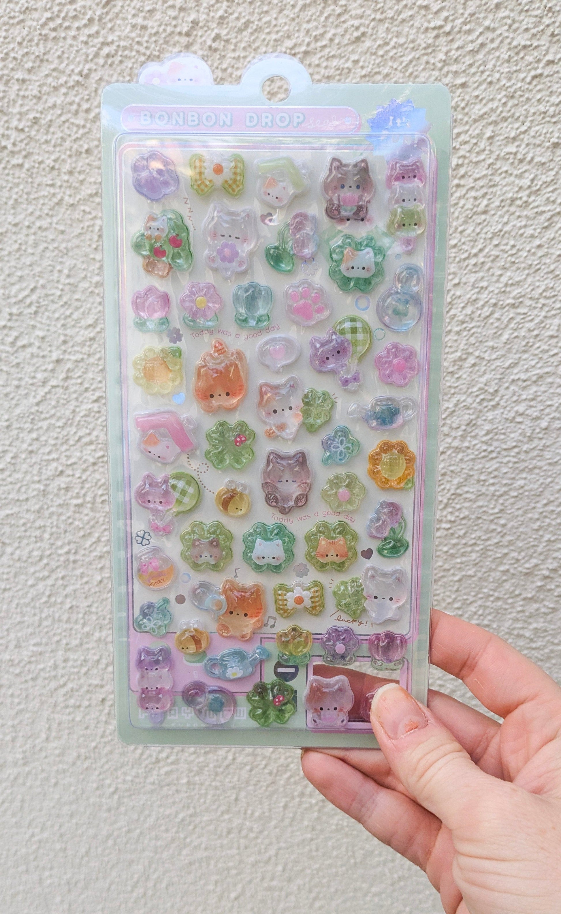 Spoon Inc. Decorative Stickers Green BonBon Drop Stickers