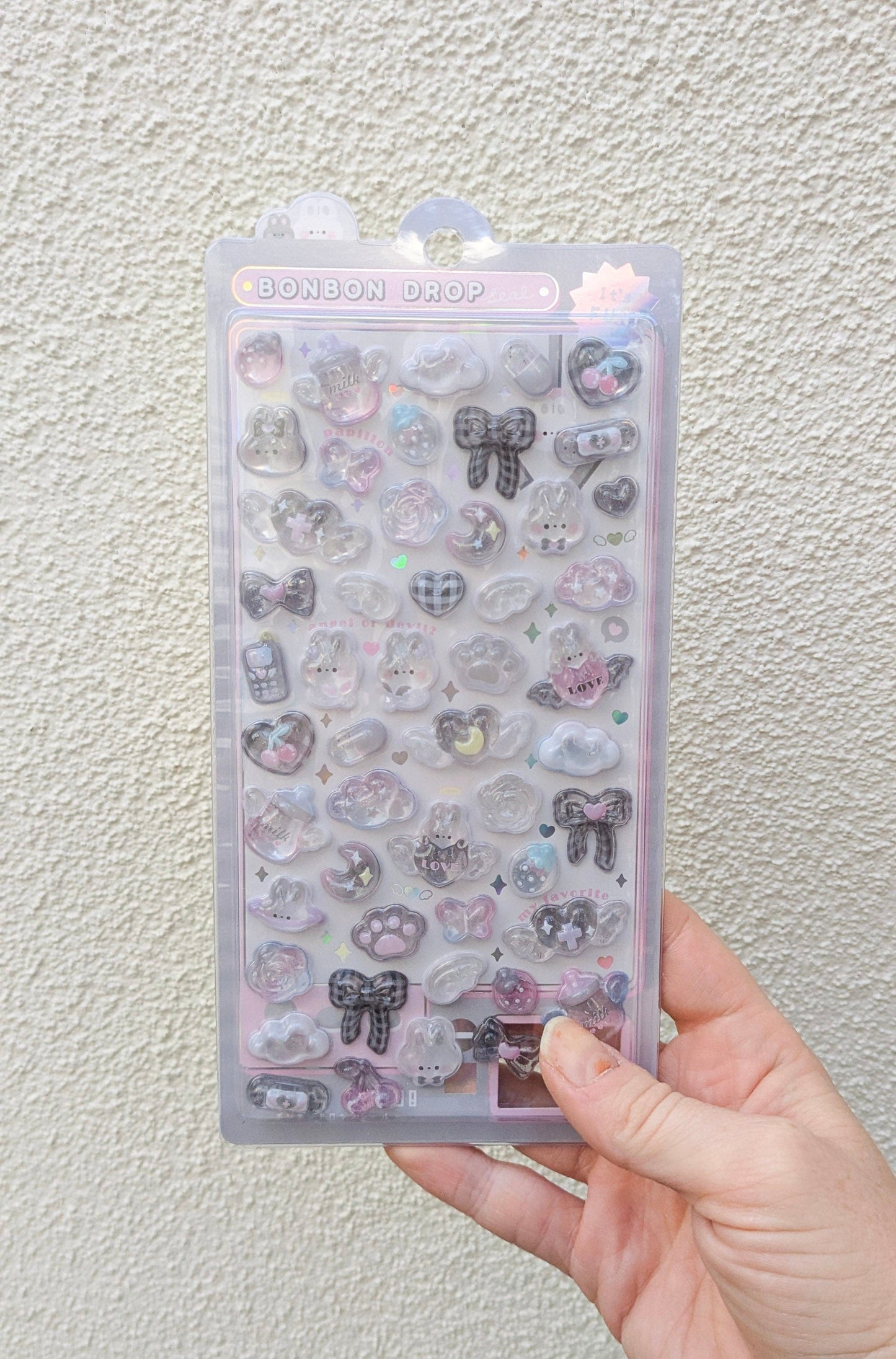 Spoon Inc. Decorative Stickers Grey BonBon Drop Stickers