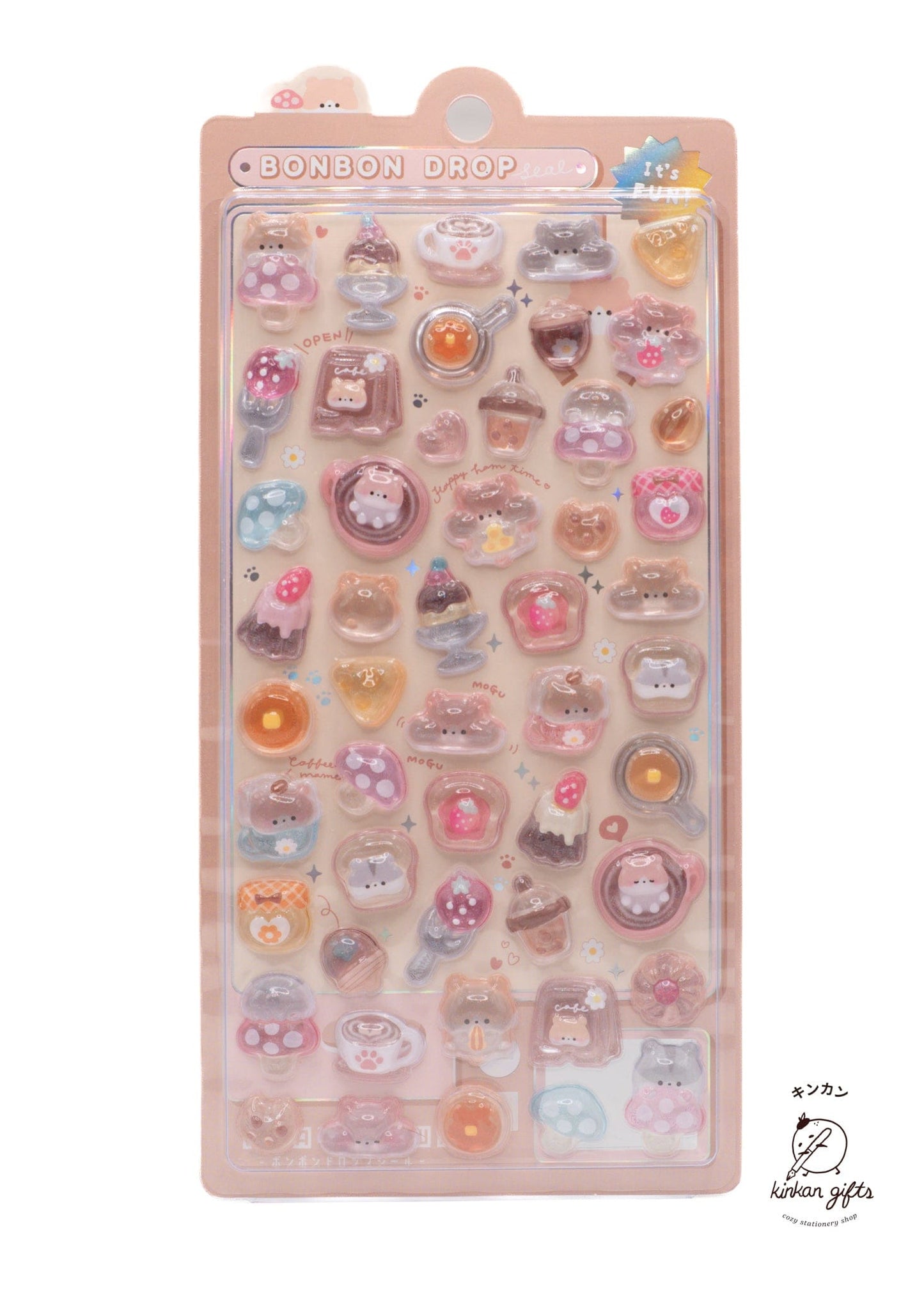 Spoon Inc. Decorative Stickers hampters BonBon Drop Stickers