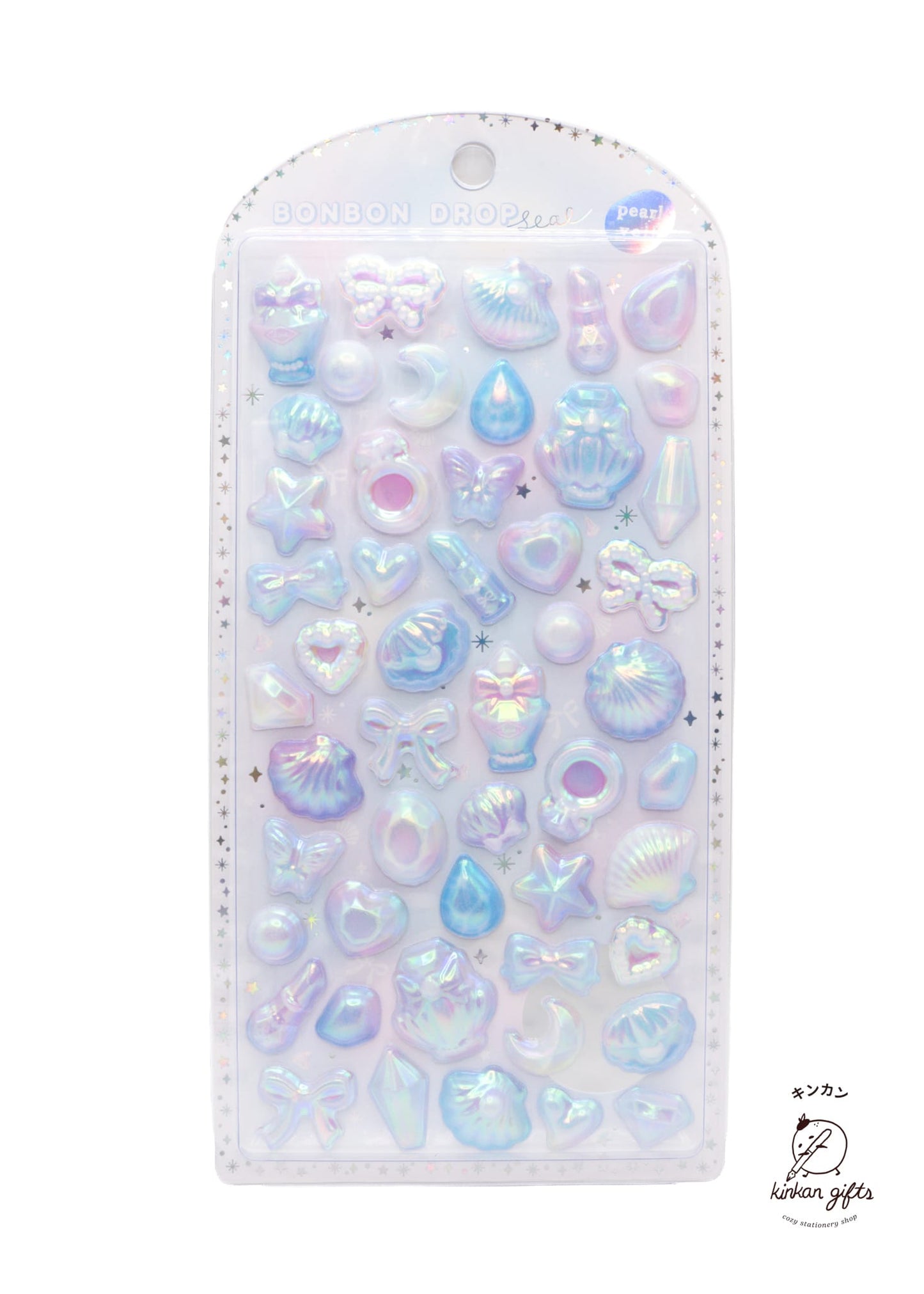 Spoon Inc. Decorative Stickers Kirameki Bon Bon Drop Stickers - Pearl Veil