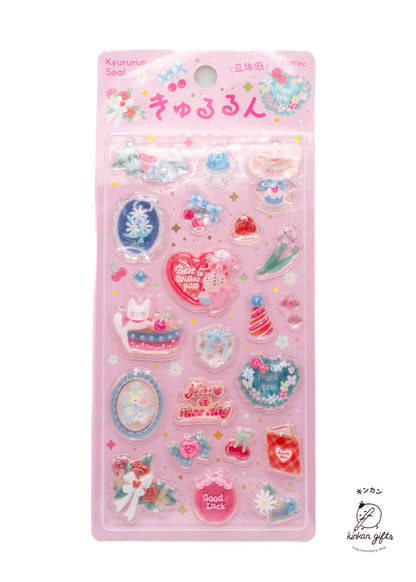 Spoon Inc. Decorative Stickers Merci Cafe a la Mode - 3D Puffy Stickers