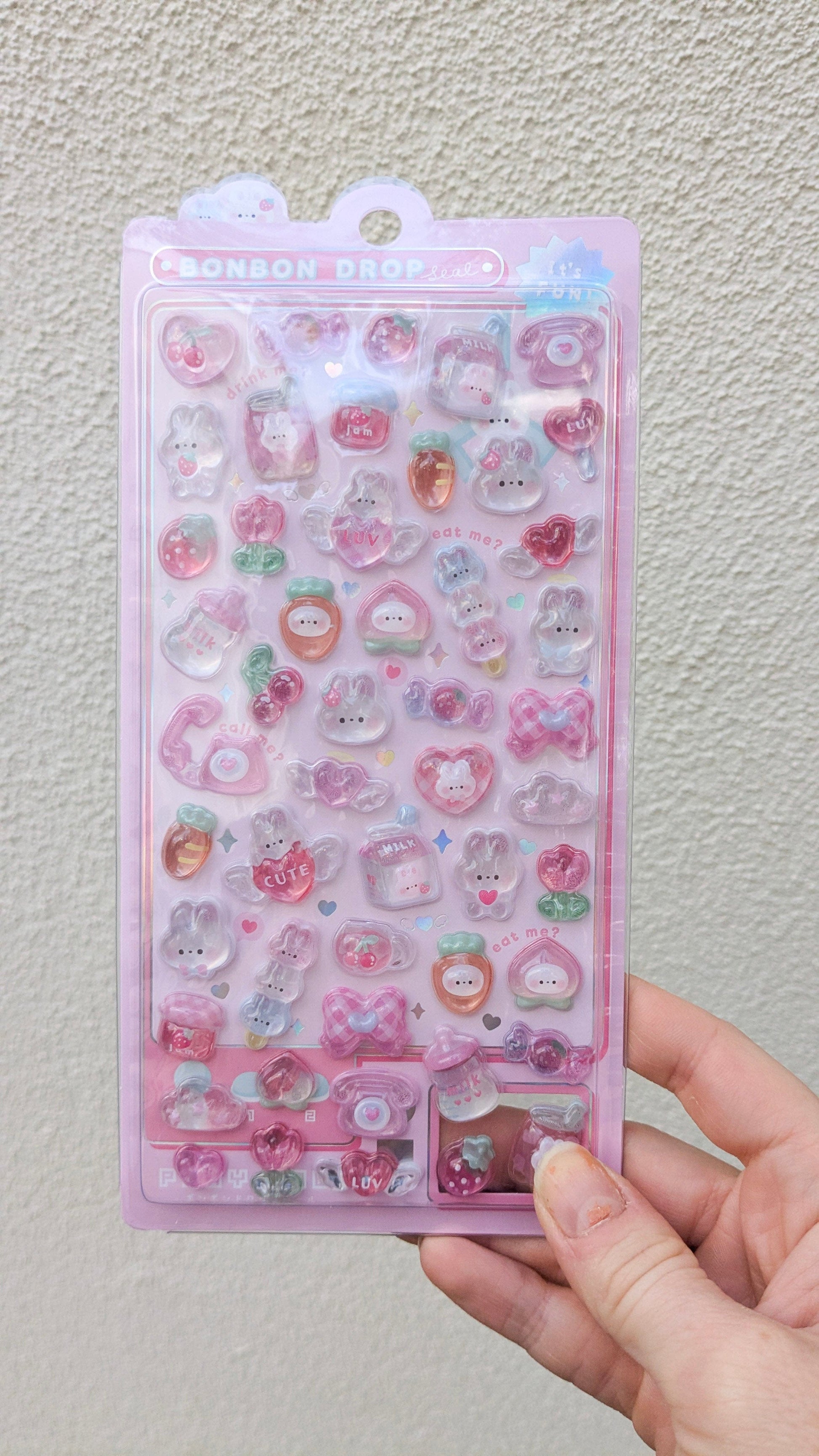 Spoon Inc. Decorative Stickers Pink BonBon Drop Stickers