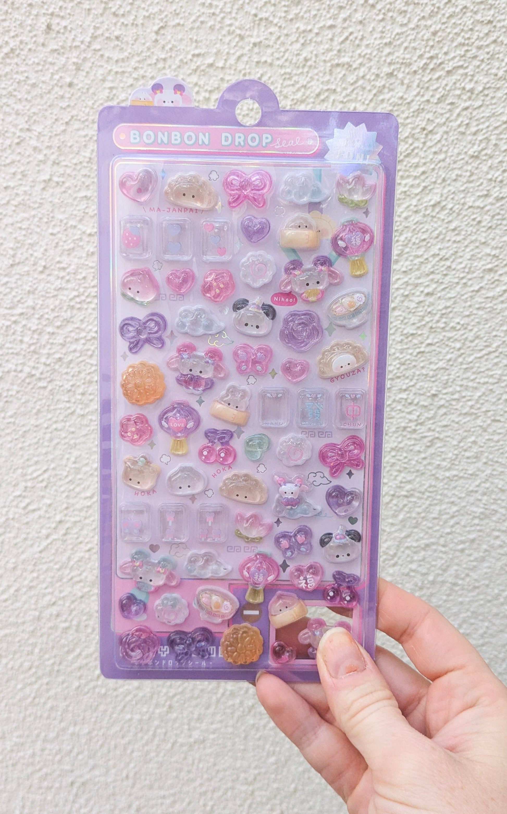 Spoon Inc. Decorative Stickers Purple BonBon Drop Stickers