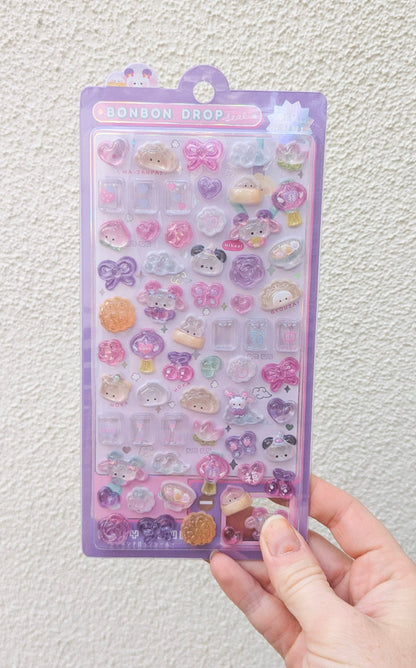 Spoon Inc. Decorative Stickers Purple BonBon Drop Stickers