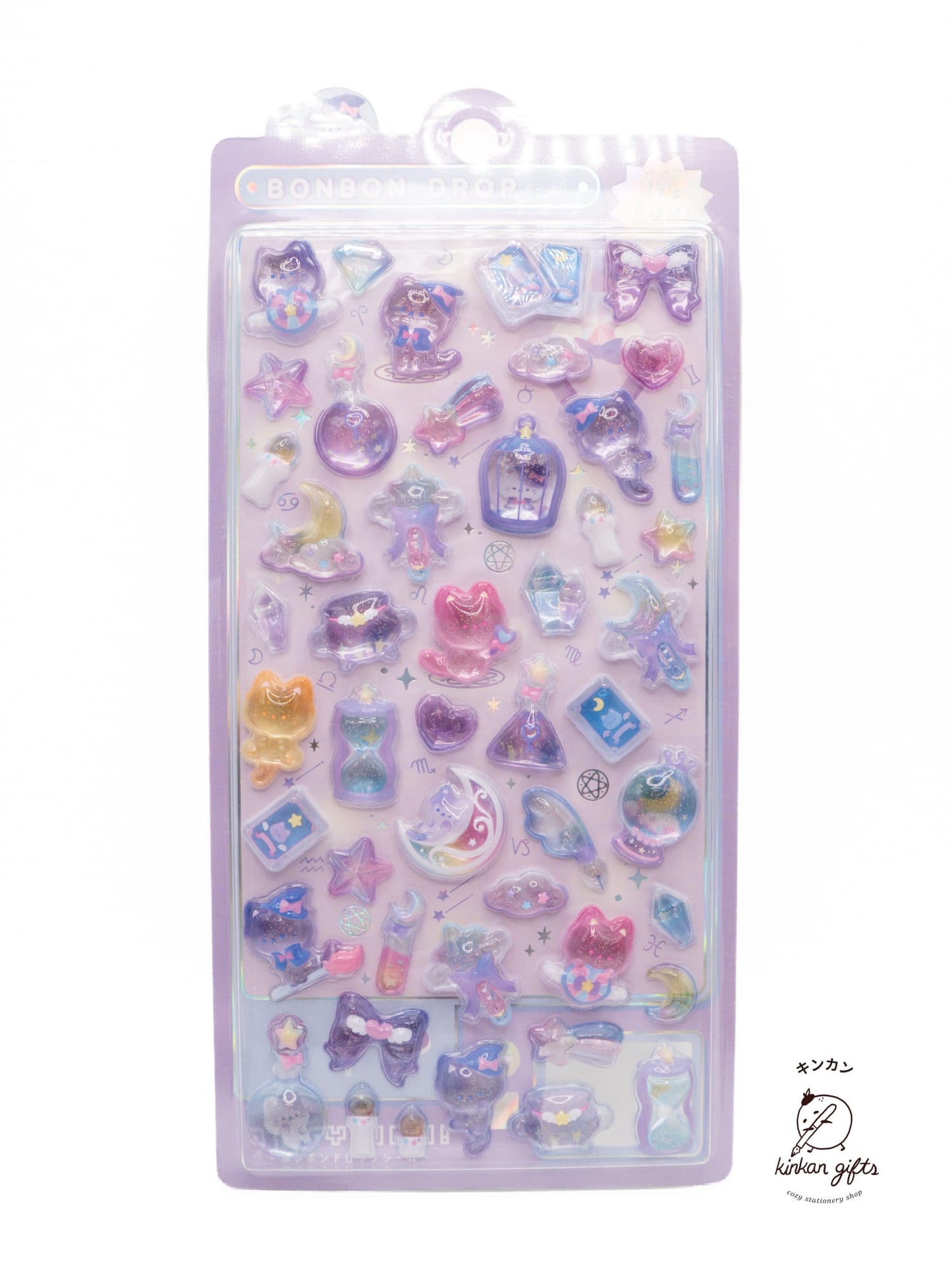 Spoon Inc. Decorative Stickers witch cat Bon Bon Drop Stickers - It's FUN! Vol. 1