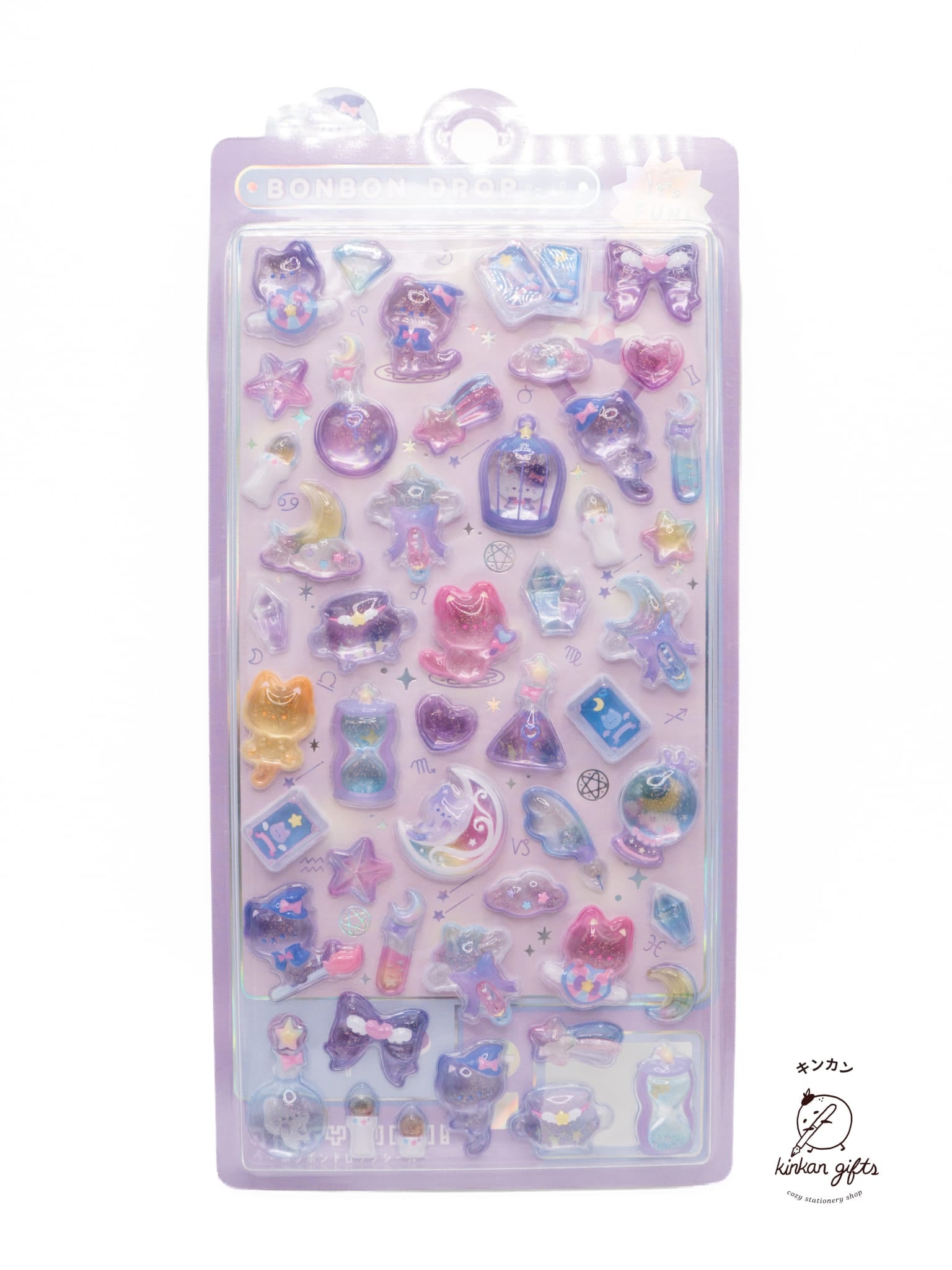 Spoon Inc. Decorative Stickers witch cat Bon Bon Drop Stickers - It's FUN! Vol. 1