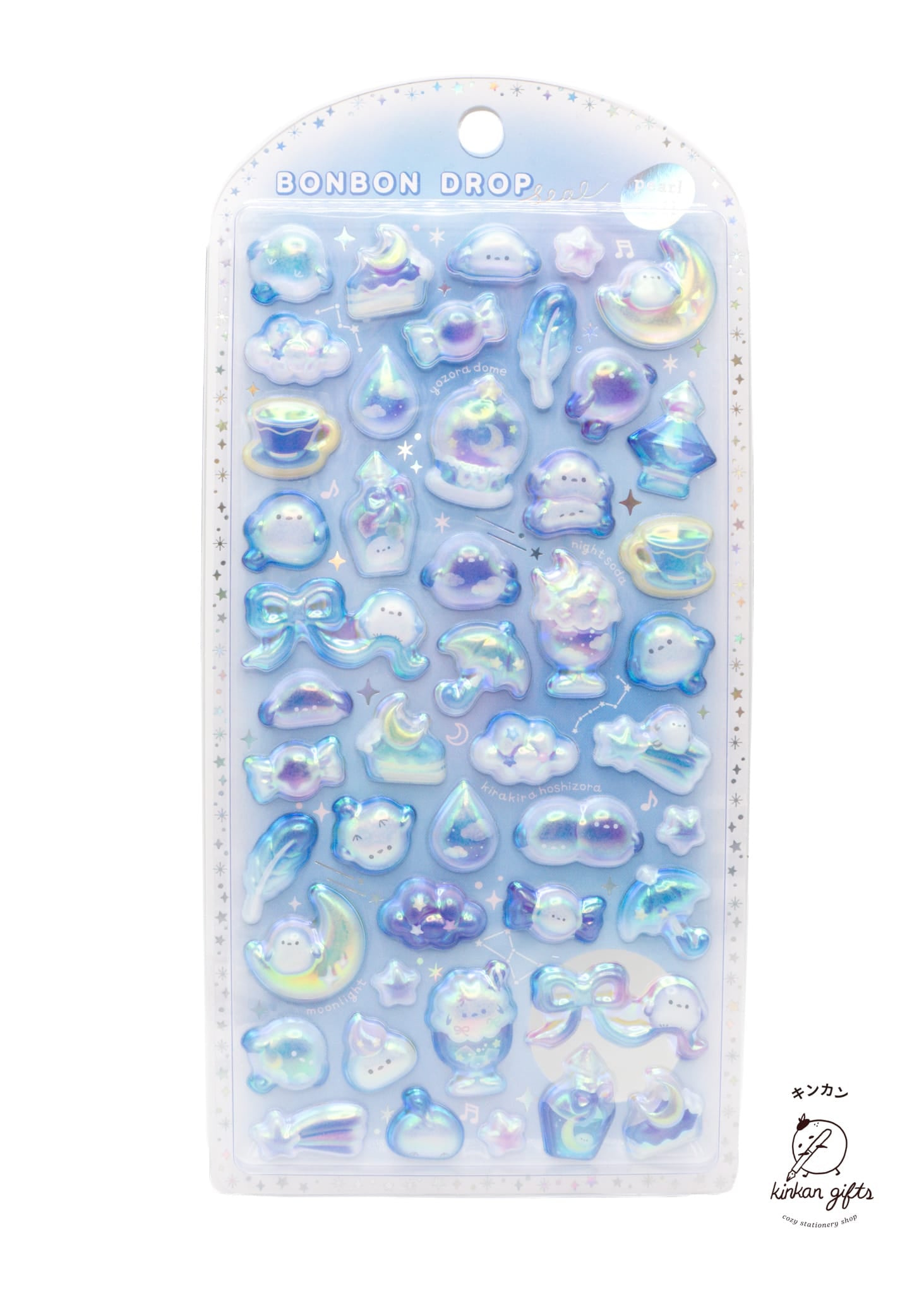 Spoon Inc. Decorative Stickers Yoruena Bon Bon Drop Stickers - Pearl Veil