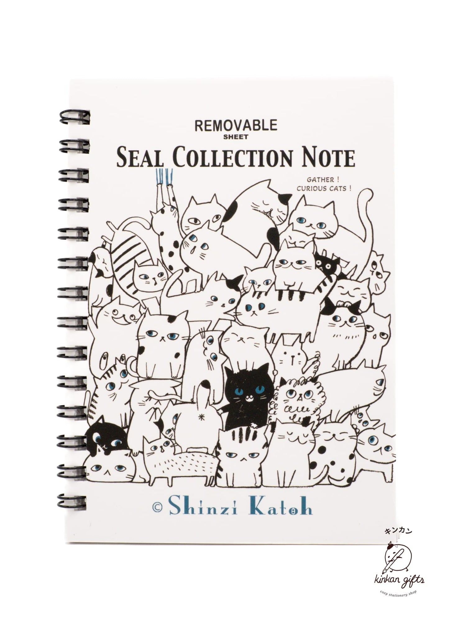 Spoon Inc. Sticker Books Reusable Sticker Notebook - Cat Hill
