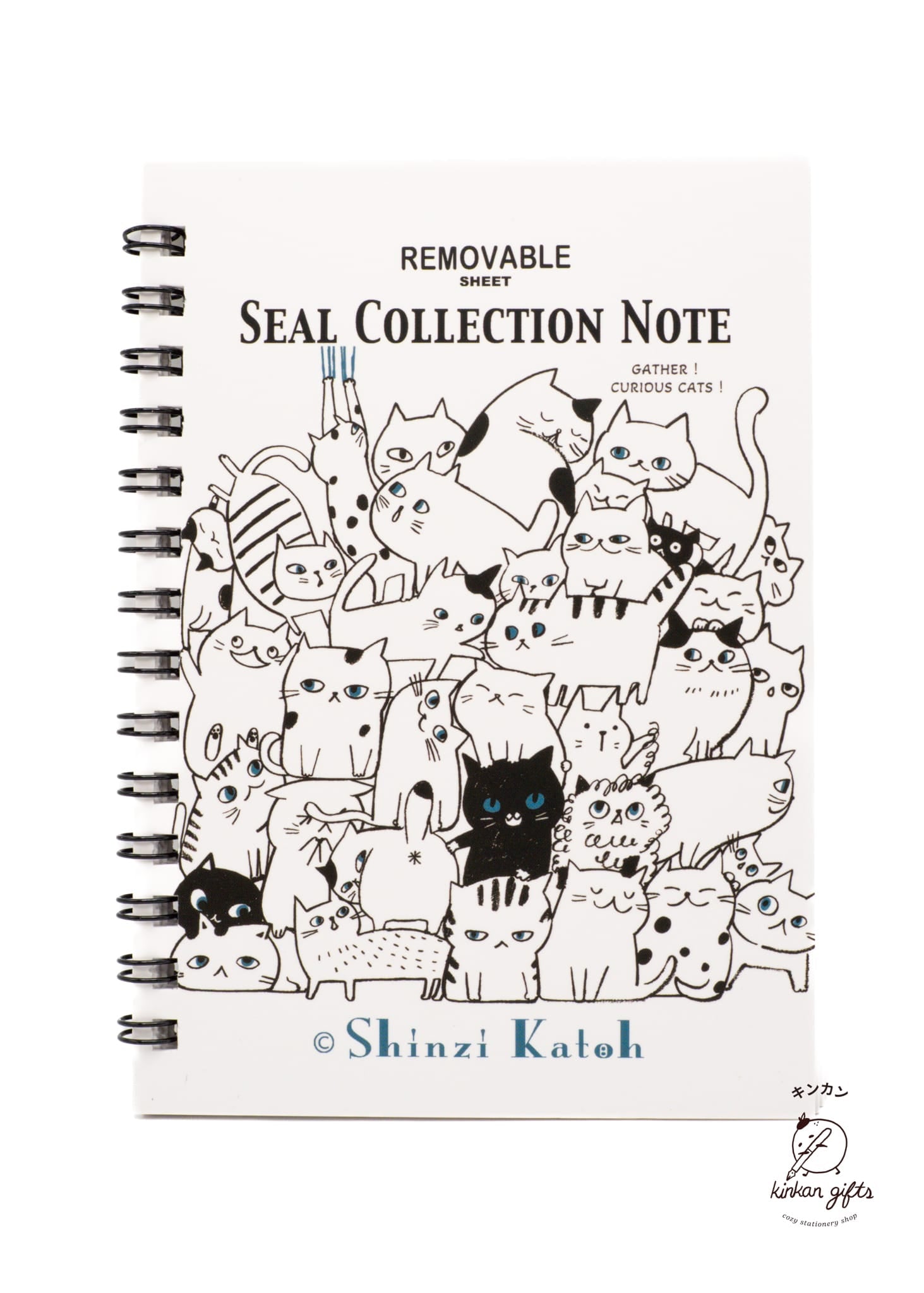 Spoon Inc. Sticker Books Reusable Sticker Notebook - Cat Hill