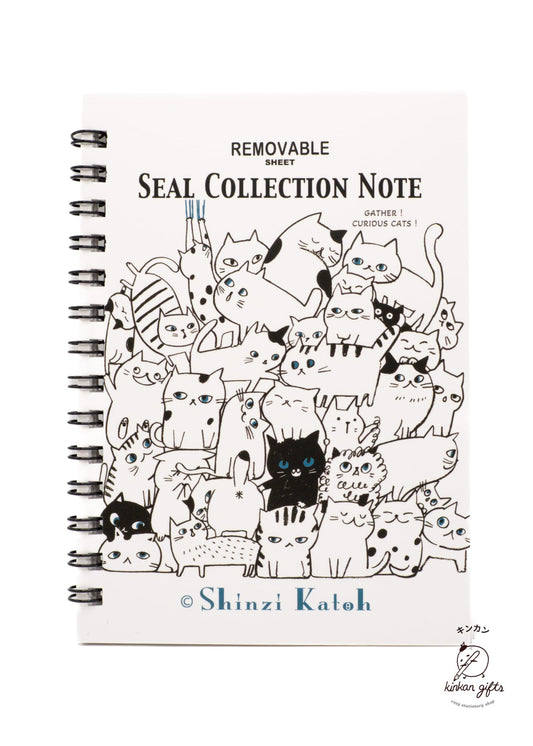 Spoon Inc. Sticker Books Reusable Sticker Notebook - Cat Hill