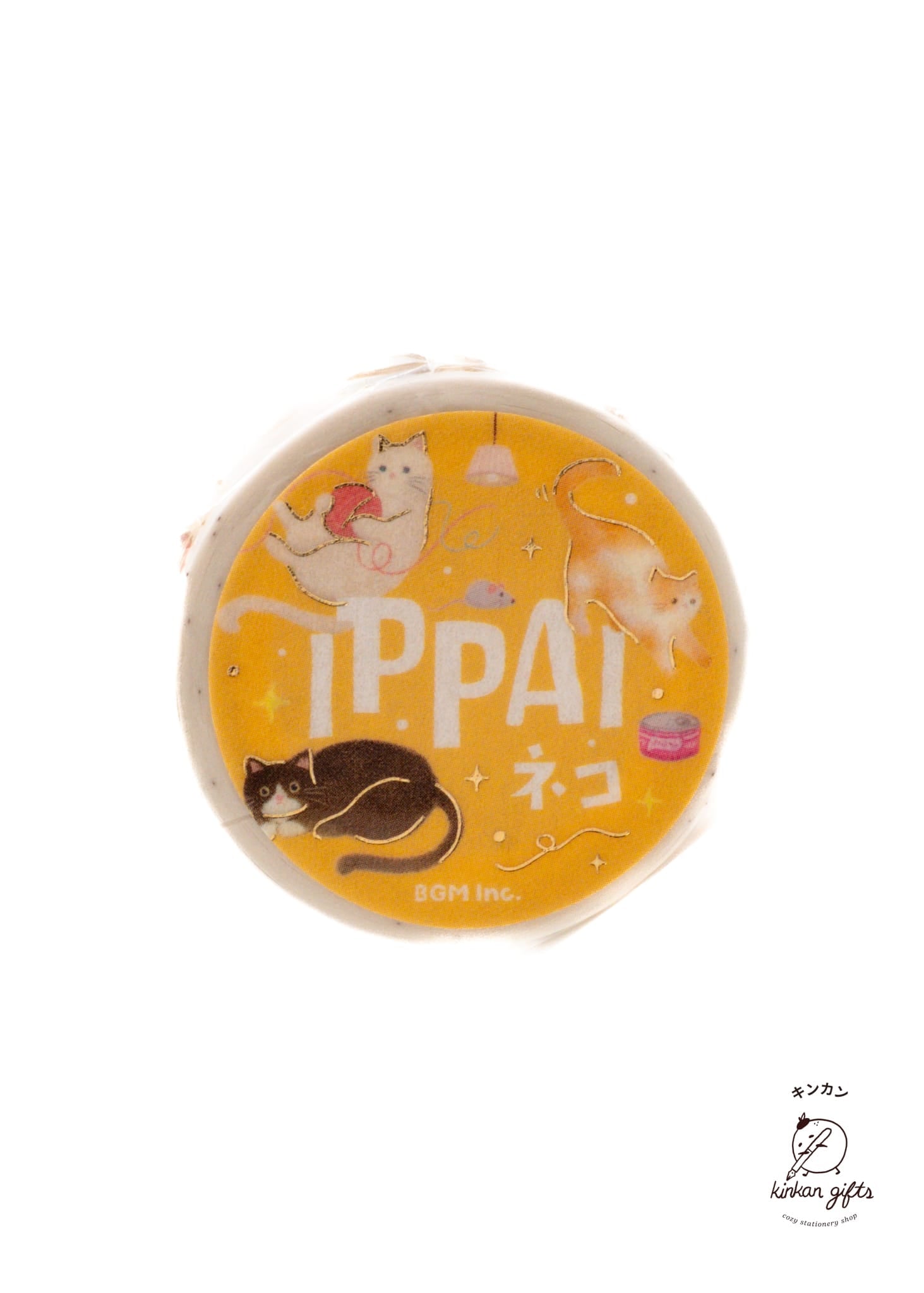 Spoon Inc. Washi Tape Cat IPPAI Washi Tape
