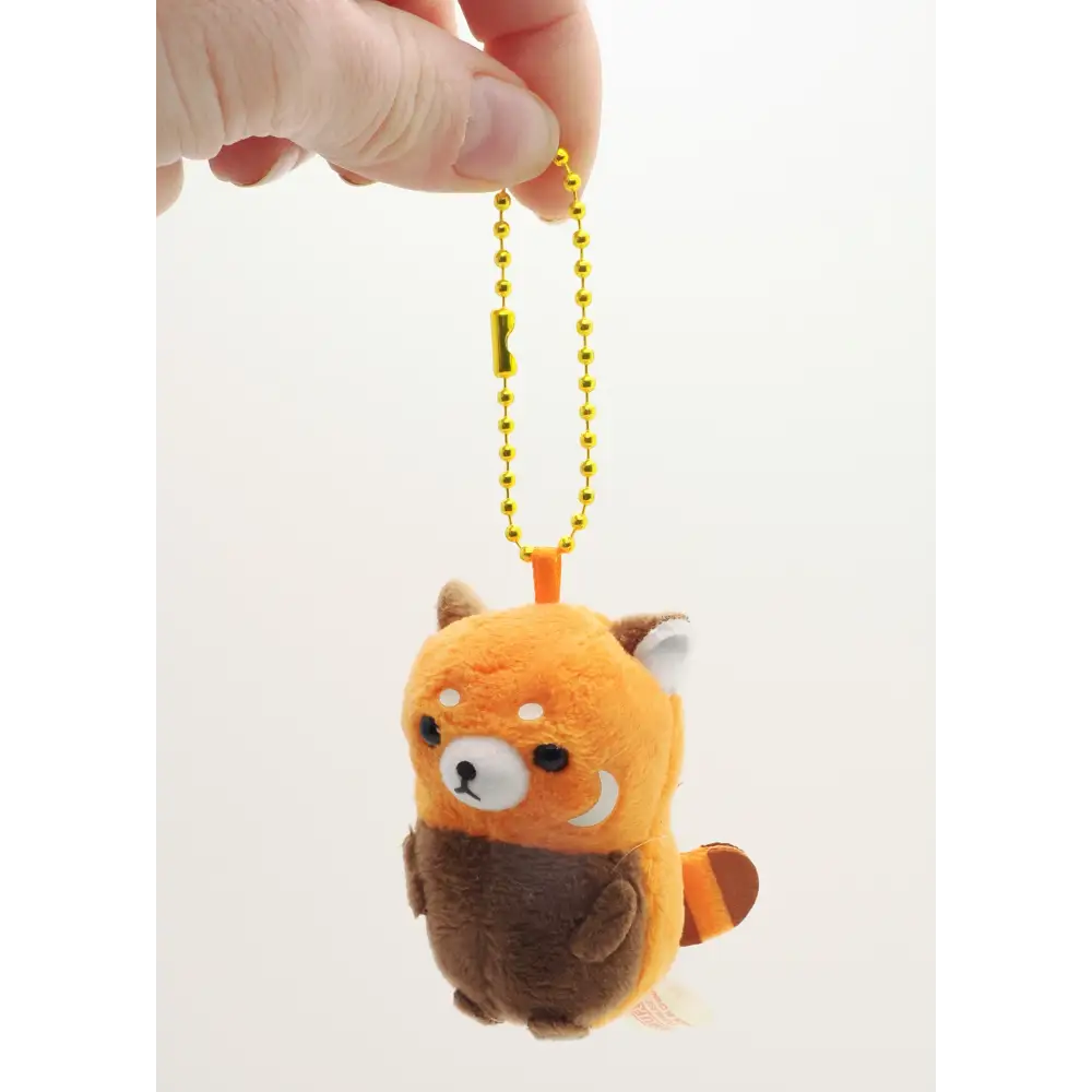 Standing Red Panda Petit Maru Plush Keychain