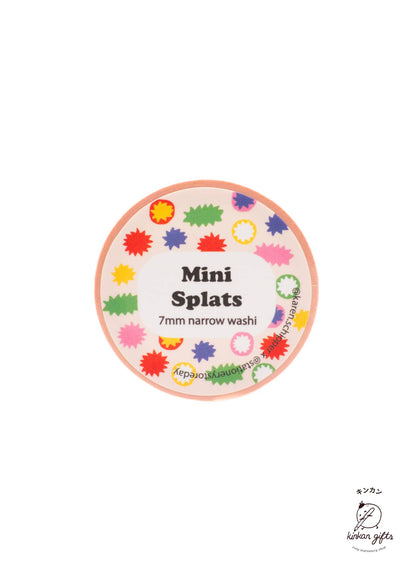 Stationery Store Day Stationery Store Day - Splats Narrow Washi Tape