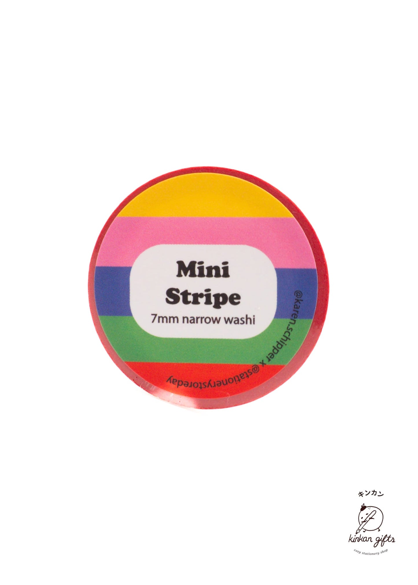 Stationery Store Day Stationery Store Day - Stripes Narrow Washi Tape