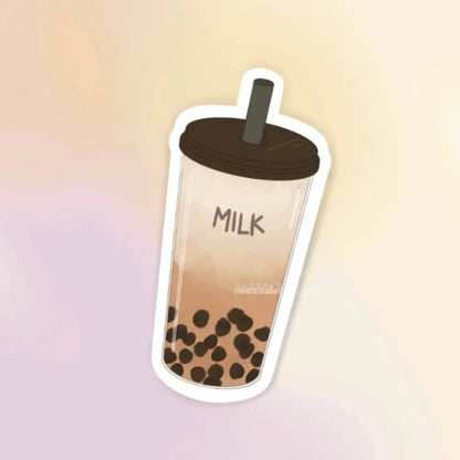Sundrop Studios Decorative Stickers Boba Sticker- Boba Milk Tea