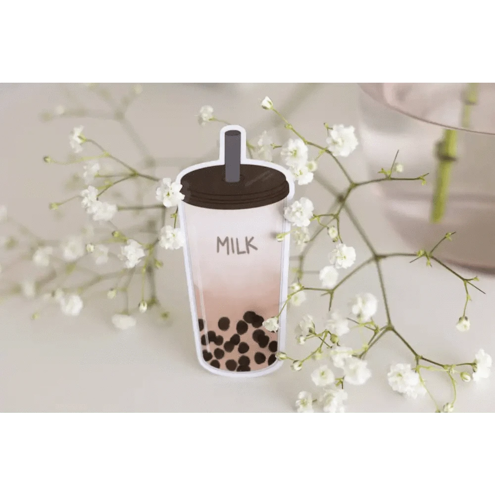 Sundrop Studios Decorative Stickers Boba Sticker- Boba Milk Tea