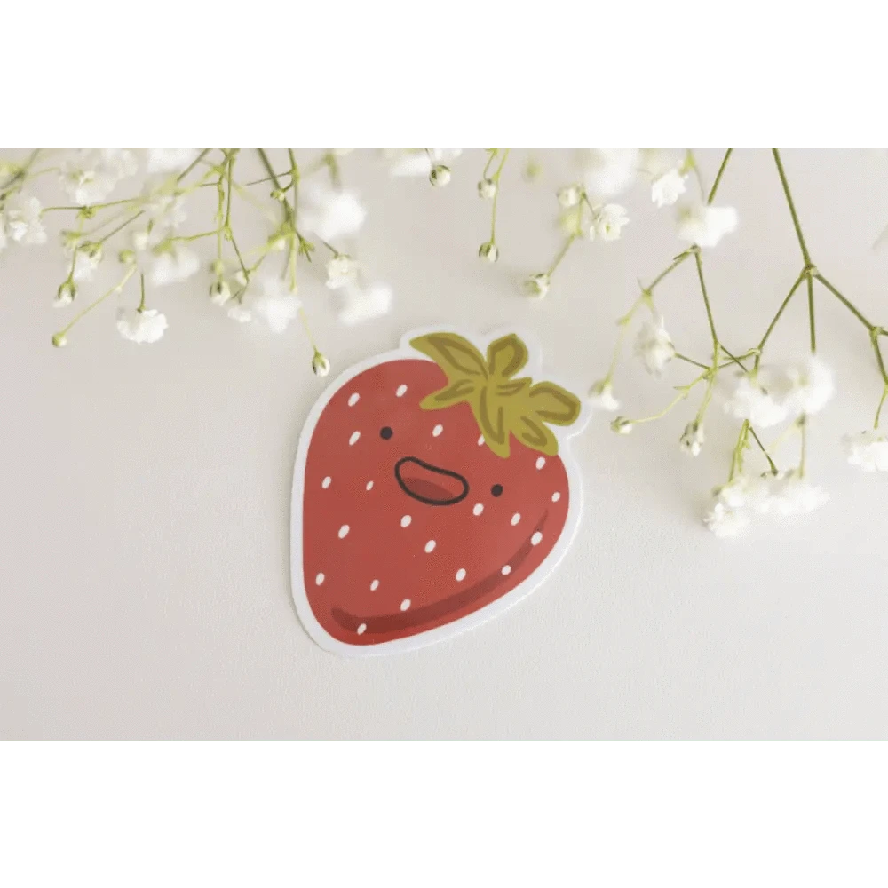 Sundrop Studios Decorative Stickers Fruity Bois Sticker- Strawberry