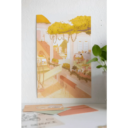 Sundrop Studios prints Fairy Town Poster