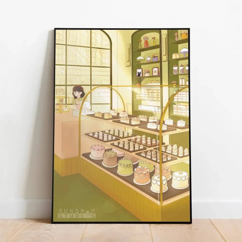 Sundrop Studios prints Kiki's City Bakery Poster