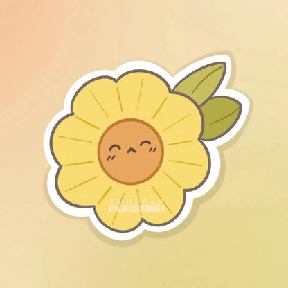 Sundrop Studios Vinyl Stickers Flower Power- Hehe Flower