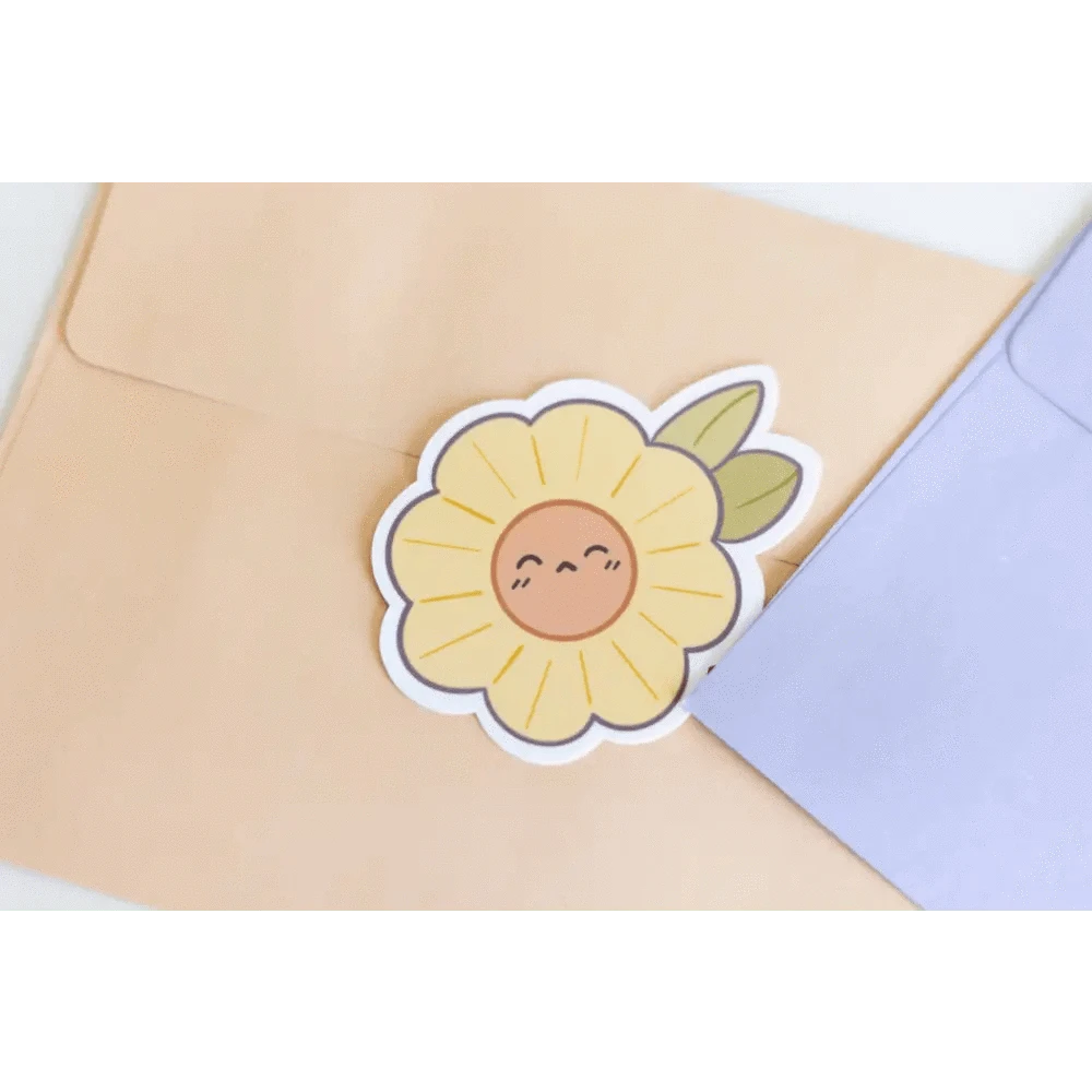 Sundrop Studios Vinyl Stickers Flower Power- Hehe Flower