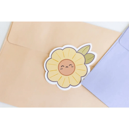 Sundrop Studios Vinyl Stickers Flower Power- Hehe Flower