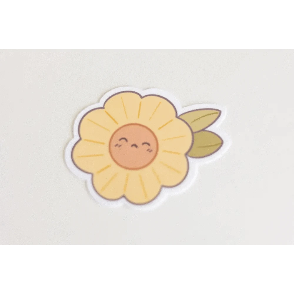 Sundrop Studios Vinyl Stickers Flower Power- Hehe Flower