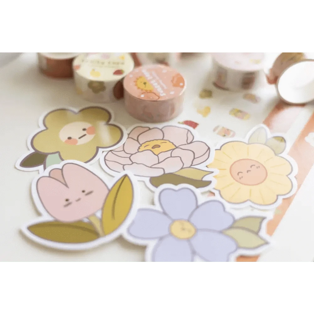 Sundrop Studios Vinyl Stickers Flower Power- Hehe Flower