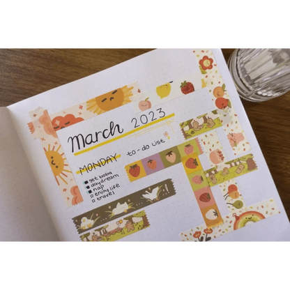 Sundrop Studios Washi Tape Fruity Washi Tape