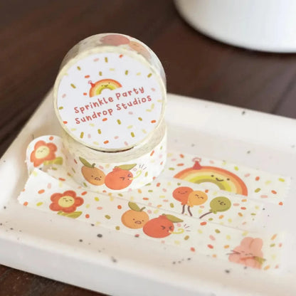Sundrop Studios Washi Tape Sprinkle Party Washi Tape